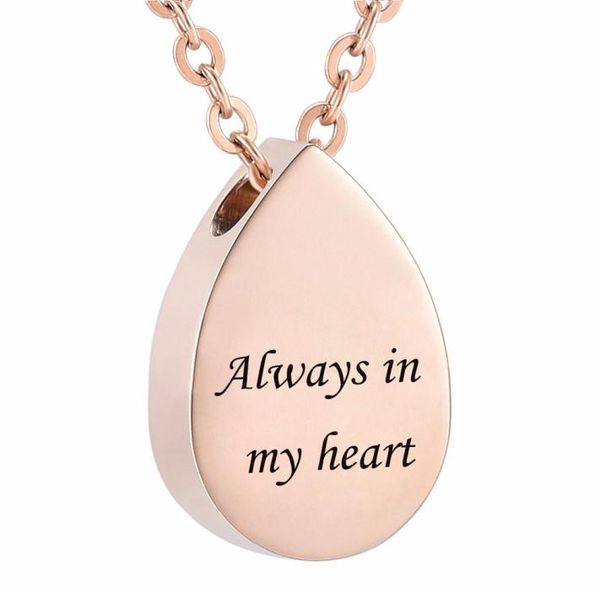 stainless steel water droplets urn necklace cremation urn pendant heart memorial keepsake jewelry with filler kit8272993, Silver
stainless steel water droplets urn necklace cremation urn pendant heart memorial keepsake jewelry with filler kit8272993, Silver