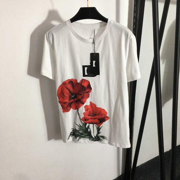 23ss tee womens t-shirt womens designer clothing fashion simple letter flower printed round neck short sleeve t-shirt women clothes, White
23ss tee womens t-shirt womens designer clothing fashion simple letter flower printed round neck short sleeve t-shirt women clothes, White
