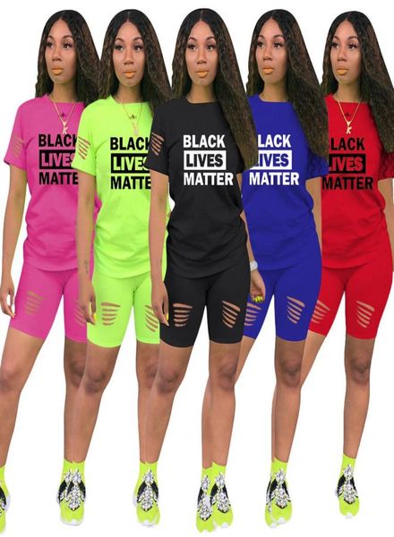 black lives matter letter tracksuit women 2 piece shorts set ripped holes short sleeve tshirt outfit summer sports tees suit2697723, White
black lives matter letter tracksuit women 2 piece shorts set ripped holes short sleeve tshirt outfit summer sports tees suit2697723, White