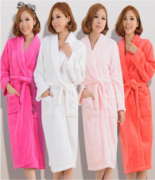 women men flannel bath robe sleepwear 2018 autumn winter solid plush couple bathrobe thick warm female robe drop4559867, Black;red
women men flannel bath robe sleepwear 2018 autumn winter solid plush couple bathrobe thick warm female robe drop4559867, Black;red