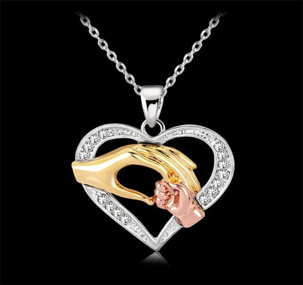 love heart mom baby in hand pendant chain necklace cubic zirconia thanksgiving gift necklaces jewelry for mother039s day4803278, Silver
love heart mom baby in hand pendant chain necklace cubic zirconia thanksgiving gift necklaces jewelry for mother039s day4803278, Silver