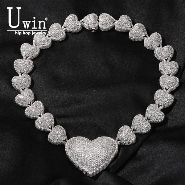 pendant necklaces uwin heart necklace with big heart cubic zirconia micropave connected to end charm jewelry women accessories gifts 230710, Silver
pendant necklaces uwin heart necklace with big heart cubic zirconia micropave connected to end charm jewelry women accessories gifts 230710, Silver