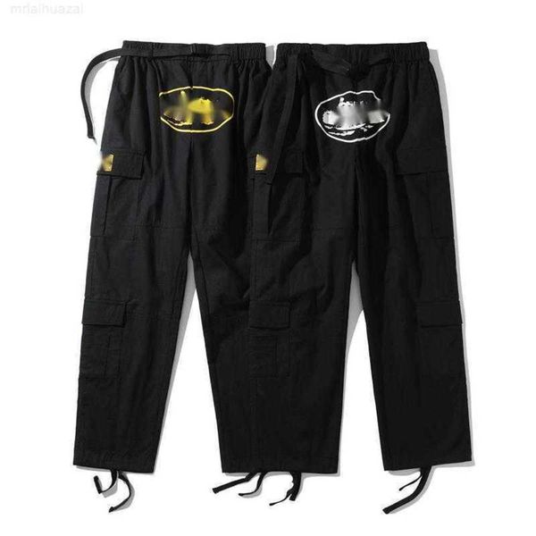 men's pants mens streetwear hip hop printed casual trousers military retro multi-pockets straight loose overalls couple, Black
men's pants mens streetwear hip hop printed casual trousers military retro multi-pockets straight loose overalls couple, Black
