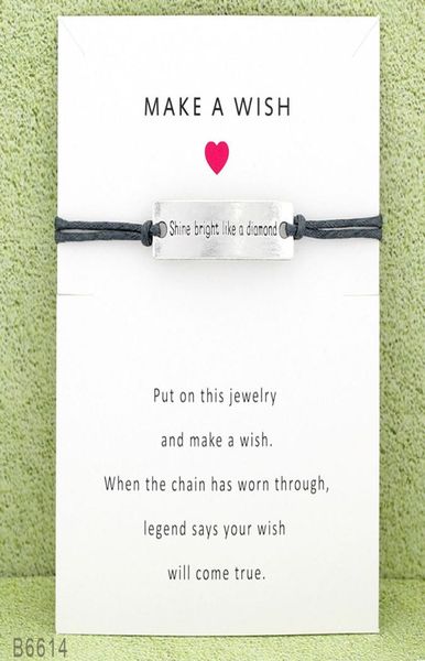 shine bright like a diamond infinity wish bracelet with card leather rope string wrap bangle for women men s fashion jewelry gift1410609, Golden;silver
shine bright like a diamond infinity wish bracelet with card leather rope string wrap bangle for women men s fashion jewelry gift1410609, Golden;silver