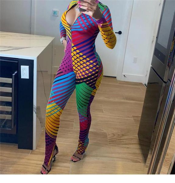 women039s jumpsuits rompers women fashion colorful striped fall winter long sleeve streetwear elasticity high zipper playsuit9409796, Black;white
women039s jumpsuits rompers women fashion colorful striped fall winter long sleeve streetwear elasticity high zipper playsuit9409796, Black;white