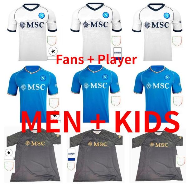 23 24 napoli soccer jersey home away 3rd 2023 2024 naples zielinski maradona insigne mertens callejon rpg football shirts men kids kit, Black;yellow
23 24 napoli soccer jersey home away 3rd 2023 2024 naples zielinski maradona insigne mertens callejon rpg football shirts men kids kit, Black;yellow