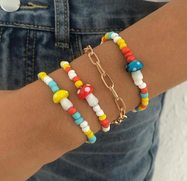 charm bracelets lalynnly sweet cute rice beads resin mushroom clavicle chain bracelet women039s handmade beaded holiday seaside6729011, Golden;silver
charm bracelets lalynnly sweet cute rice beads resin mushroom clavicle chain bracelet women039s handmade beaded holiday seaside6729011, Golden;silver