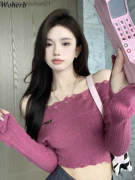 women's sweaters women's sweet ripped y2k sweater women's suede leather strapless crop jumping casual knit pull rod korean pu, White;black
women's sweaters women's sweet ripped y2k sweater women's suede leather strapless crop jumping casual knit pull rod korean pu, White;black
