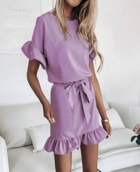 summer purple short sleeve ruffle mini dress fashion womens casual loose home sports solid color women039s swimwear4325505, White;black
summer purple short sleeve ruffle mini dress fashion womens casual loose home sports solid color women039s swimwear4325505, White;black