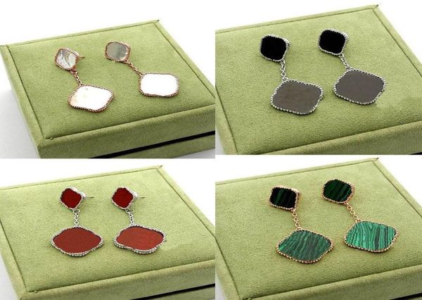 solid 925 silver stud earrings 2022 fashion luxury clover agate designer studs earring for women cleefs leaf mixed motifs flower e8326512, Golden;silver
solid 925 silver stud earrings 2022 fashion luxury clover agate designer studs earring for women cleefs leaf mixed motifs flower e8326512, Golden;silver