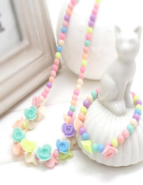 girl princess necklace bracelet with colorful pendant kids stretchy costume jewelry gift party favors dress up jewelry bracelet kk6395918, Red;brown
girl princess necklace bracelet with colorful pendant kids stretchy costume jewelry gift party favors dress up jewelry bracelet kk6395918, Red;brown
