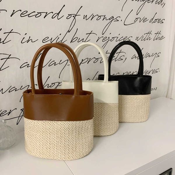 summer high-capacity straw woven bag japanese and minority holiday women's bag handheld one shoulder diagonal tote bucket bag
summer high-capacity straw woven bag japanese and minority holiday women's bag handheld one shoulder diagonal tote bucket bag