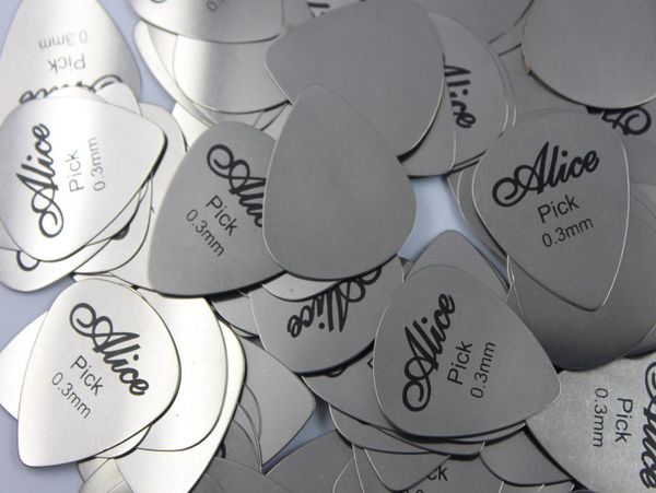 100pcs alice silver stainless steel metal guitar picks plectrum thickness 03mm plastic box3084016
100pcs alice silver stainless steel metal guitar picks plectrum thickness 03mm plastic box3084016