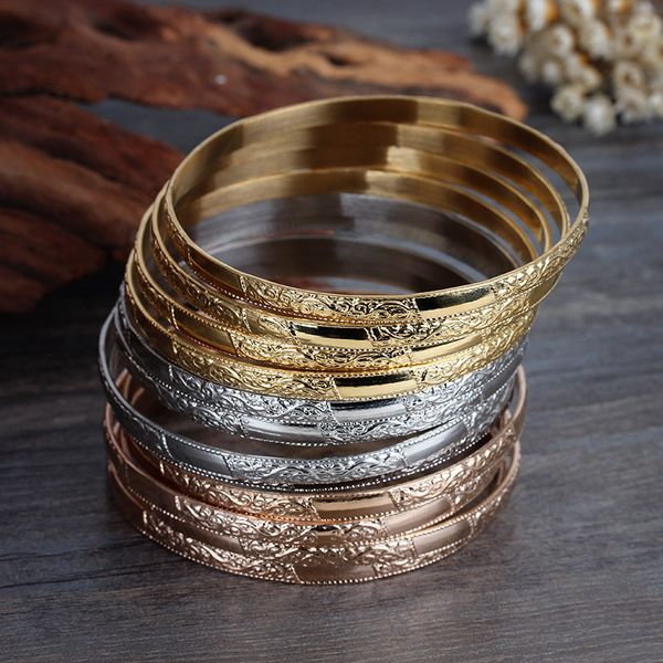 chain fashion flower pattern bangles bracelets for women trendy jewelry stainless steel rose gold silver color european 230710, Black
chain fashion flower pattern bangles bracelets for women trendy jewelry stainless steel rose gold silver color european 230710, Black