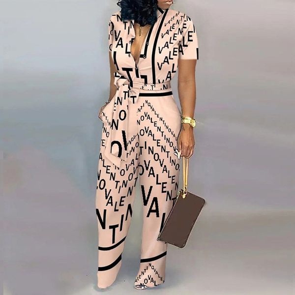 women's jumpsuits rompers summer wide leg pants jumpsuit women's casual printed button down lapel short sleeved jumpsuit 230710, Black;white
women's jumpsuits rompers summer wide leg pants jumpsuit women's casual printed button down lapel short sleeved jumpsuit 230710, Black;white