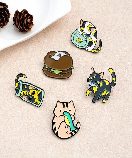 cute animal cartoon cat small funny enamel brooches pins for women girl men christmas gift demin shirt decor brooch pin metal kawa9060982, Gray
cute animal cartoon cat small funny enamel brooches pins for women girl men christmas gift demin shirt decor brooch pin metal kawa9060982, Gray
