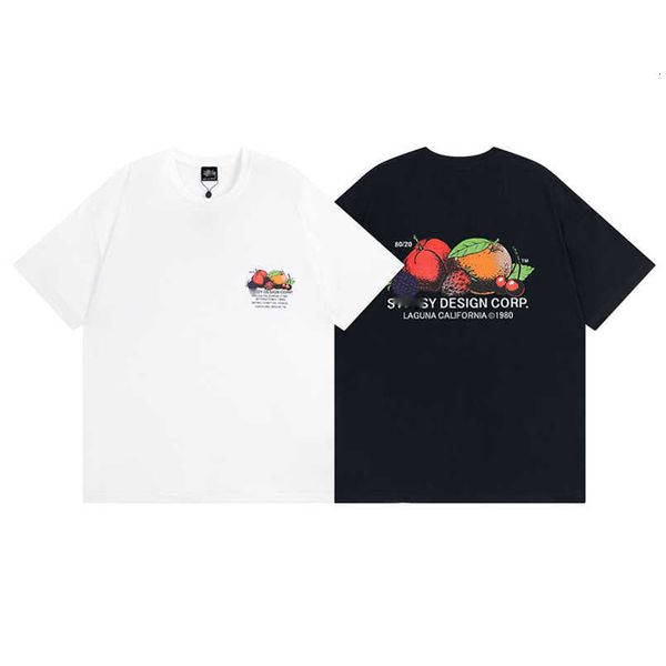 men's brand stussys design t-shirt designer fruit pattern tshirts summer casual tees ins fashion mens womens luxury loose shirt letter, White;black
men's brand stussys design t-shirt designer fruit pattern tshirts summer casual tees ins fashion mens womens luxury loose shirt letter, White;black