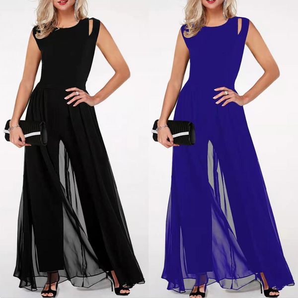 women's jumpsuits rompers work clothes sleeveless tight waist women's jumpsuit high waist mesh wide legs 230710, Black;white
women's jumpsuits rompers work clothes sleeveless tight waist women's jumpsuit high waist mesh wide legs 230710, Black;white