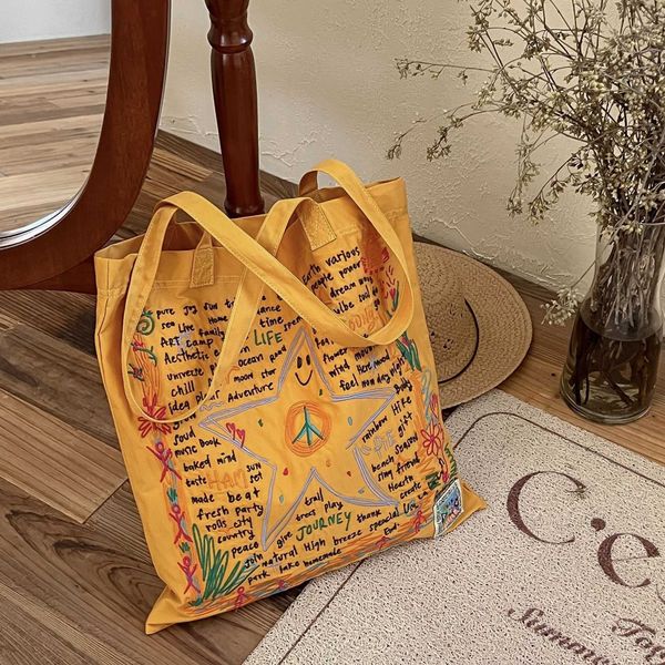 thai niche hamblepee embroidered canvas bag with large capacity tote bag star commuting shoulder bag shopping bag
thai niche hamblepee embroidered canvas bag with large capacity tote bag star commuting shoulder bag shopping bag
