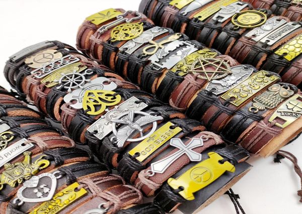 fashion 12pcsbarreled leather bracelets chains cuff bangle mix styles metal handmade weave retro cowhide fit men and women jewelr6414935, Black
fashion 12pcsbarreled leather bracelets chains cuff bangle mix styles metal handmade weave retro cowhide fit men and women jewelr6414935, Black