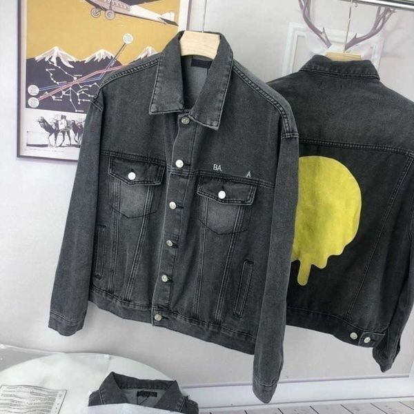 tide brand denim jacket autumn winter back smiley print denim coat designer jacket men women loose cardigan coats couple casual, Black;brown
tide brand denim jacket autumn winter back smiley print denim coat designer jacket men women loose cardigan coats couple casual, Black;brown