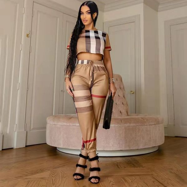 women's two piece pants two piece set summer women's suit fashion plaid print casual short sleeve cropped pants tracksuits 2 piec, White
women's two piece pants two piece set summer women's suit fashion plaid print casual short sleeve cropped pants tracksuits 2 piec, White