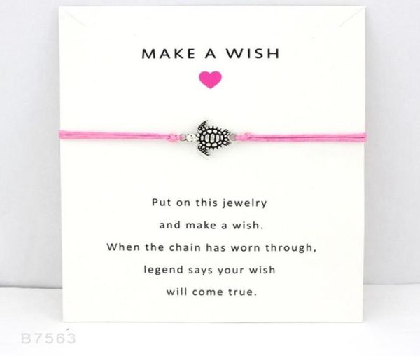 10pcslot make a wish sea turtles tortoise animal antique silver charm bracelets with card adjustable women men jewelry custom col33544931, Golden;silver
10pcslot make a wish sea turtles tortoise animal antique silver charm bracelets with card adjustable women men jewelry custom col33544931, Golden;silver