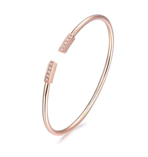 classic fashion double t open bangle 925 diamond silver bracelet comes with exquisite gift box packaging1059720, Black
classic fashion double t open bangle 925 diamond silver bracelet comes with exquisite gift box packaging1059720, Black