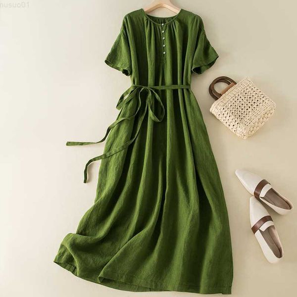 urban dresses japanese style folds button mori cotton linen girl's loose cozy women casual summer dress belt slim office lady work midi, White;black
urban dresses japanese style folds button mori cotton linen girl's loose cozy women casual summer dress belt slim office lady work midi, White;black