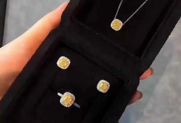 designer new tiffay's new s925 sterling silver necklace female yellow diamond earring ring fashion versatile suit valentine's day
designer new tiffay's new s925 sterling silver necklace female yellow diamond earring ring fashion versatile suit valentine's day