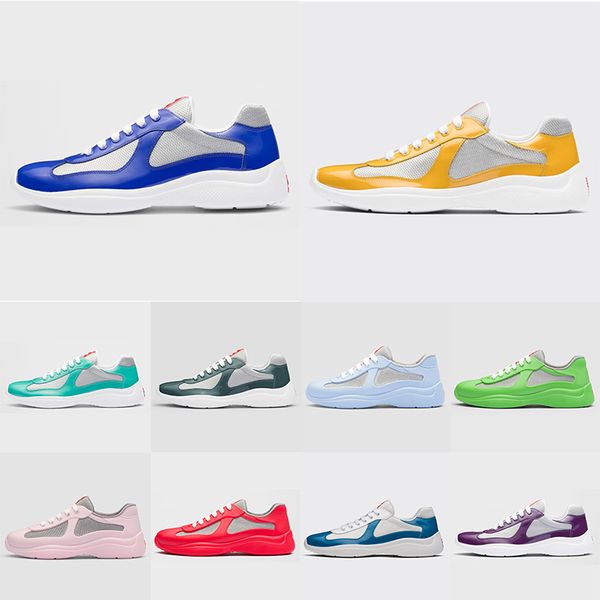 2023 quialitydesigner shoes luxury brand patent leather americas cup soft rubber fabric platform sneaker mens trainers mesh america for men, Black
2023 quialitydesigner shoes luxury brand patent leather americas cup soft rubber fabric platform sneaker mens trainers mesh america for men, Black