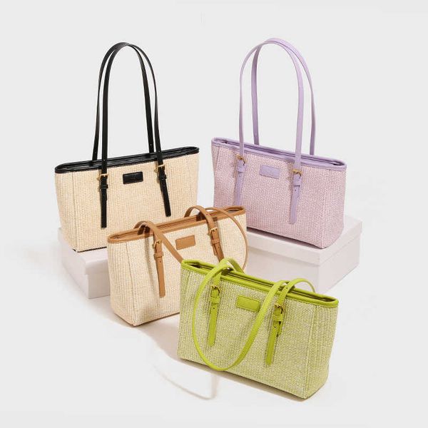 spring/summer new women's bag premium feel hand knitted large capacity tote bag small design simple and casual
spring/summer new women's bag premium feel hand knitted large capacity tote bag small design simple and casual
