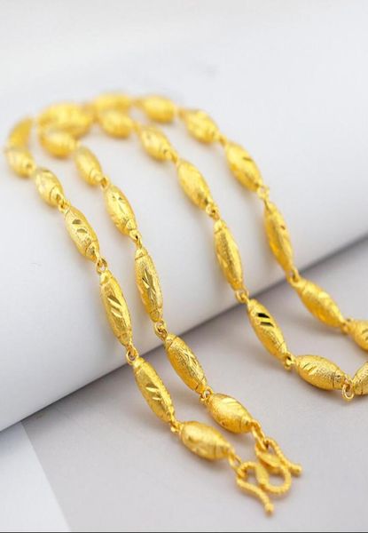 2019 new sand gold solid plated 24k gold car flower olive men039s necklace lasting does not fade6241774, Silver
2019 new sand gold solid plated 24k gold car flower olive men039s necklace lasting does not fade6241774, Silver