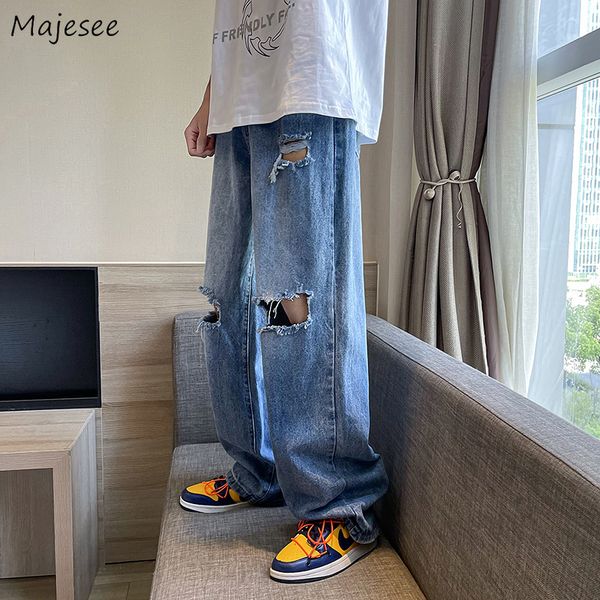 men's jeans ripped holes men summer baggy oversized s3xl mopping denim wide leg trousers casual retro hip hop korean fashion bottoms 23, Blue
men's jeans ripped holes men summer baggy oversized s3xl mopping denim wide leg trousers casual retro hip hop korean fashion bottoms 23, Blue