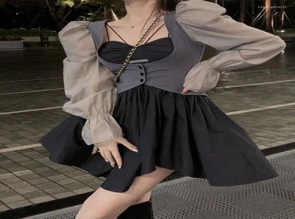 casual dresses woman lolita y2k mini dress gothic vintage 2 piece set korean style strap sweet kawaii suits 2022 autumn slim8209300, Black;gray
casual dresses woman lolita y2k mini dress gothic vintage 2 piece set korean style strap sweet kawaii suits 2022 autumn slim8209300, Black;gray