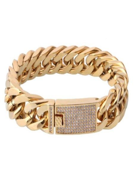 link chain design stainless steel bracelet 15mm 711 inches curb cuban gold color bracelets for men women66605877556762, Black
link chain design stainless steel bracelet 15mm 711 inches curb cuban gold color bracelets for men women66605877556762, Black