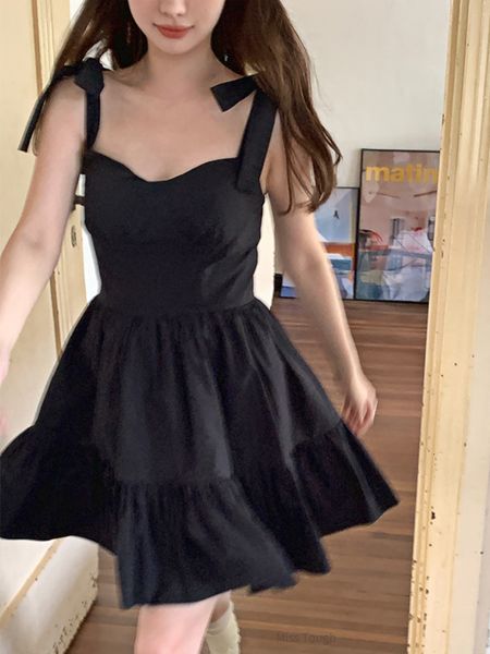 basic casual dresses black korean fashion hepburn dres backless vintage party mini dress female bow elegant 2023 summer 230710, Black;gray
basic casual dresses black korean fashion hepburn dres backless vintage party mini dress female bow elegant 2023 summer 230710, Black;gray