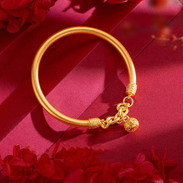 women bangle with palace bell design classic 18k gold color fashion traditional jewelry gift, Black
women bangle with palace bell design classic 18k gold color fashion traditional jewelry gift, Black