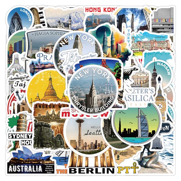 50pcs world landmarks stickers pack waterproof vinyl stickers non-random for car bike luggage lapskateboard scrapbook water bottle decal
50pcs world landmarks stickers pack waterproof vinyl stickers non-random for car bike luggage lapskateboard scrapbook water bottle decal