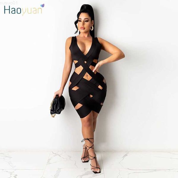 urban dresses haoyuan bodycon hollow black dress sleeveless skinny birthday outfits for women 2022 summer evening dresses club mini dress l2, White;black
urban dresses haoyuan bodycon hollow black dress sleeveless skinny birthday outfits for women 2022 summer evening dresses club mini dress l2, White;black
