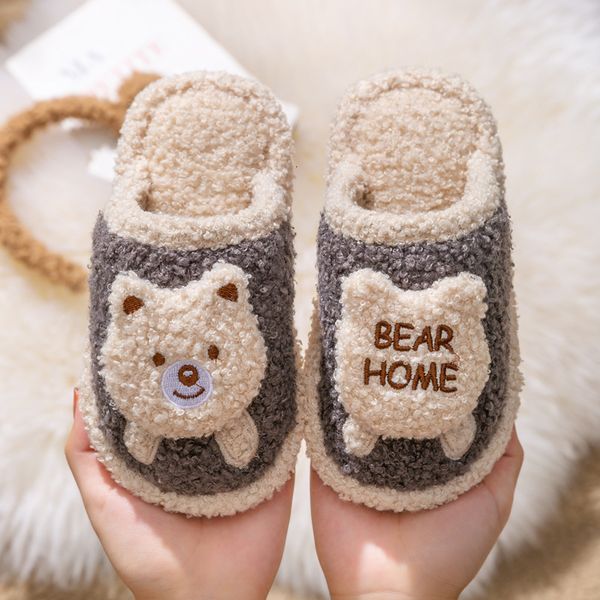 slipper autumn and winter children' boys girls cotton slippers cartoon bear home shoes plush toddler solid color casual slippers kids, Black;grey
slipper autumn and winter children' boys girls cotton slippers cartoon bear home shoes plush toddler solid color casual slippers kids, Black;grey