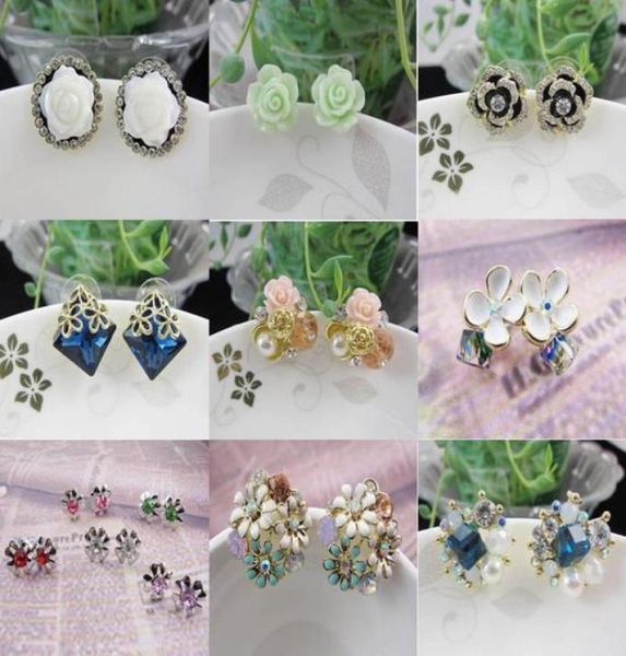 10pairslot mix style crystal fashion earrings nail stud for craft jewelry earring gift ea68960880, Golden;silver
10pairslot mix style crystal fashion earrings nail stud for craft jewelry earring gift ea68960880, Golden;silver