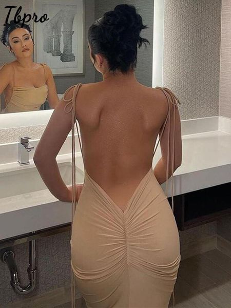 pants women backless ruched maxi dress holiday vestido slip dresses female party club 2023 spring elegant fashion ladies outfit, White
pants women backless ruched maxi dress holiday vestido slip dresses female party club 2023 spring elegant fashion ladies outfit, White