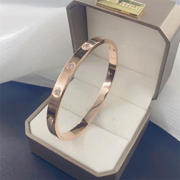 desginer bracelet for women 18k rose gold love screw bracelet with diamond silver no box lover stainless steel men jewelry gift without diam, Black
desginer bracelet for women 18k rose gold love screw bracelet with diamond silver no box lover stainless steel men jewelry gift without diam, Black