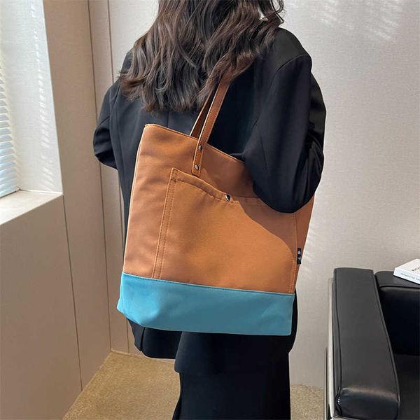 designer bag this year's popular niche design shoulder bag with contrasting canvas for college students' class tote bag advanced w
designer bag this year's popular niche design shoulder bag with contrasting canvas for college students' class tote bag advanced w