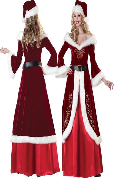 women christmas cosplay costumes festival party dress uniform santa clause for women long dress9646755, Silver
women christmas cosplay costumes festival party dress uniform santa clause for women long dress9646755, Silver