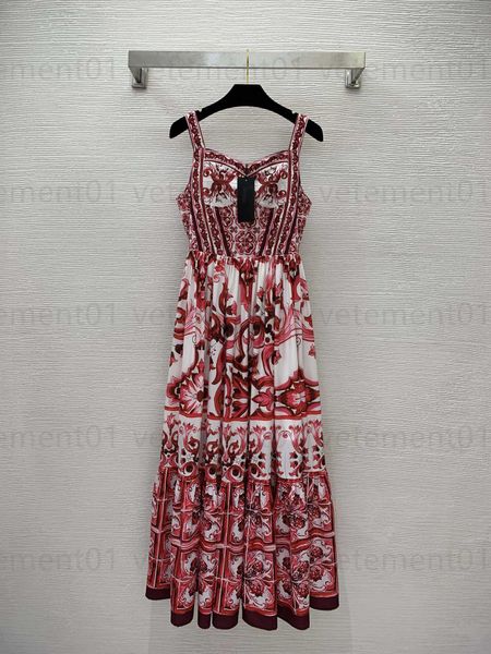 luxury dress designer tank dress for woman floral vintage print waist-skimming halter dresses long skirt womens dresses, Black;gray
luxury dress designer tank dress for woman floral vintage print waist-skimming halter dresses long skirt womens dresses, Black;gray