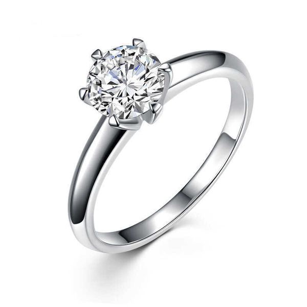 designer new ptd color moissanite tiffay six claw ring simple luxury k diamond pen knot wedding female, Silver
designer new ptd color moissanite tiffay six claw ring simple luxury k diamond pen knot wedding female, Silver