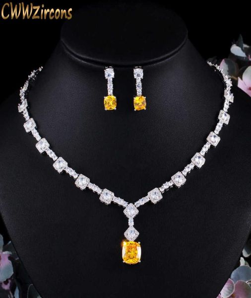 gorgeous square drop yellow cubic zircon party necklace jewlery set for women wedding bridal costume accessories t504 2107148421452, Silver
gorgeous square drop yellow cubic zircon party necklace jewlery set for women wedding bridal costume accessories t504 2107148421452, Silver