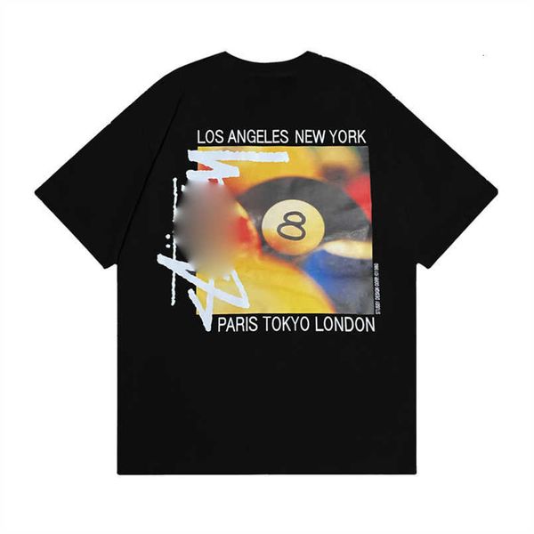 2023 streetwear mens t-shirts stussys shirt classic letter printed short sleeve womens summer no.8 bowling pattern fashion hip hop cotton t-, White;black
2023 streetwear mens t-shirts stussys shirt classic letter printed short sleeve womens summer no.8 bowling pattern fashion hip hop cotton t-, White;black
